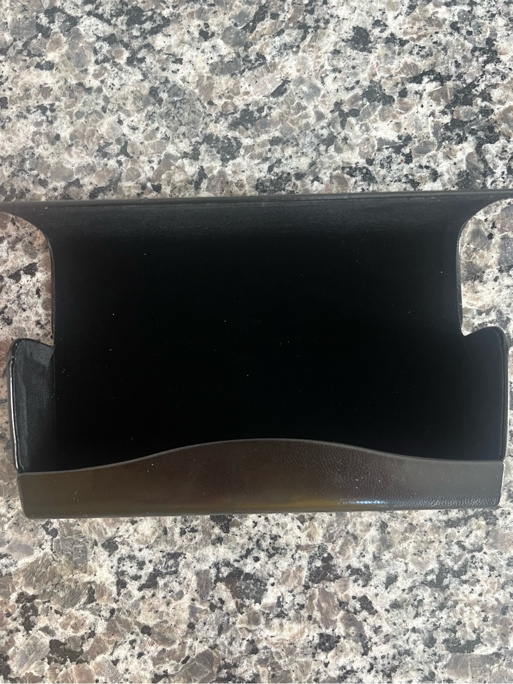 Persol Black Eyeglass Case with Embossed Logo - New - Picture 3 of 7